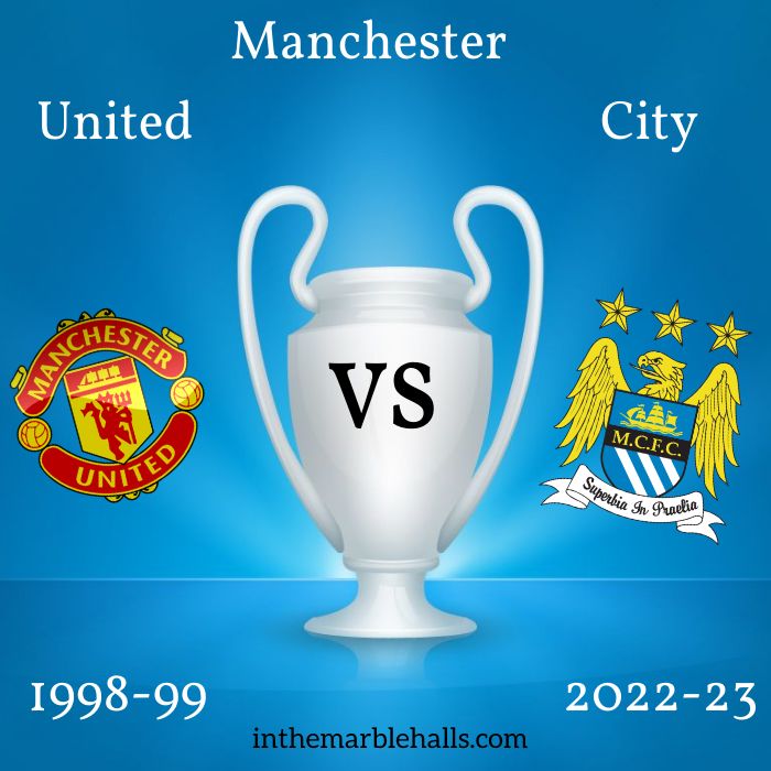 Trebles compared – Manchester City vs Manchester United